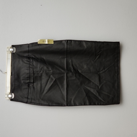 Dazz High Waist Pencil Skirt Faux Leather - Picture 2 of 12